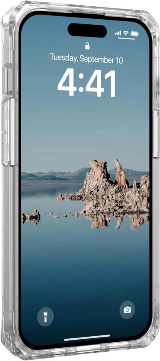 Urban Armor Gear Plyo Apple iPhone 15 Hoesje met MagSafe Zilver afbeelding 4