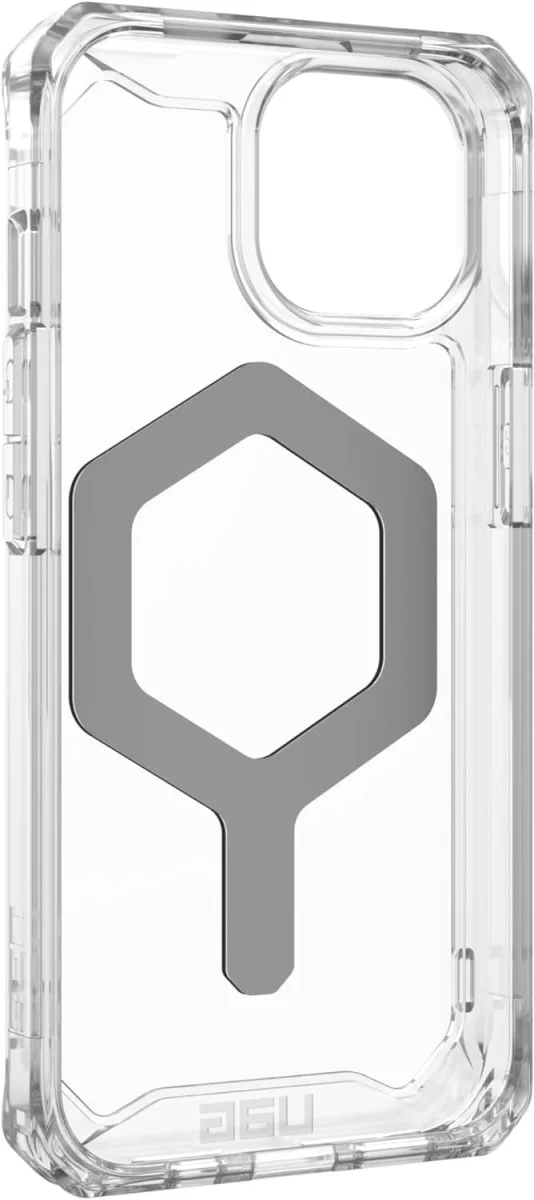 Urban Armor Gear Plyo Apple iPhone 15 Hoesje met MagSafe Zilver afbeelding 5