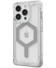 Urban Armor Gear Plyo Apple iPhone 15 Pro Hoesje Magsafe Ice Zilver