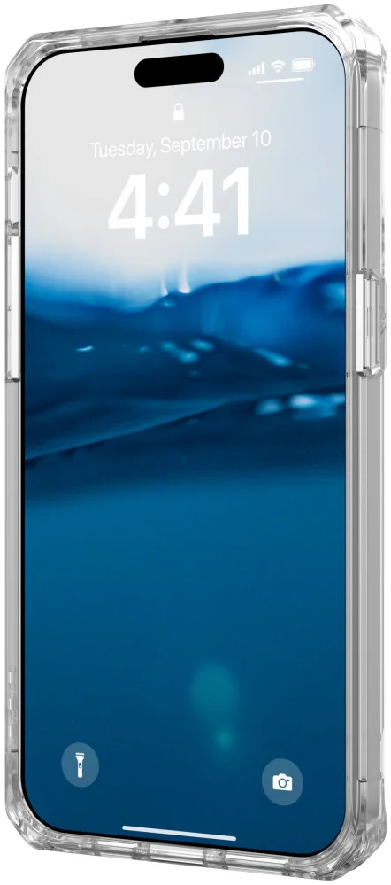 Urban Armor Gear Plyo Apple iPhone 15 Pro Max Hoesje Transparant Ice afbeelding 16