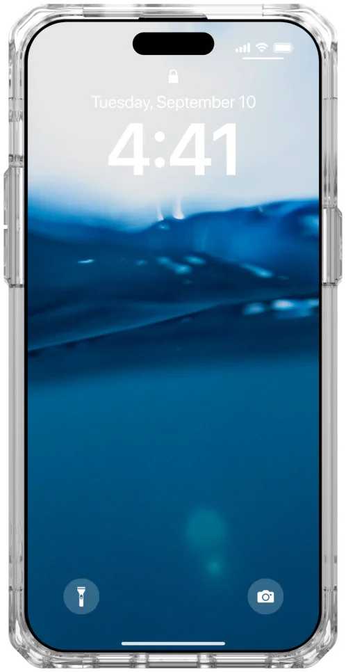 Urban Armor Gear Plyo Apple iPhone 15 Pro Max Hoesje Transparant Ice afbeelding 4