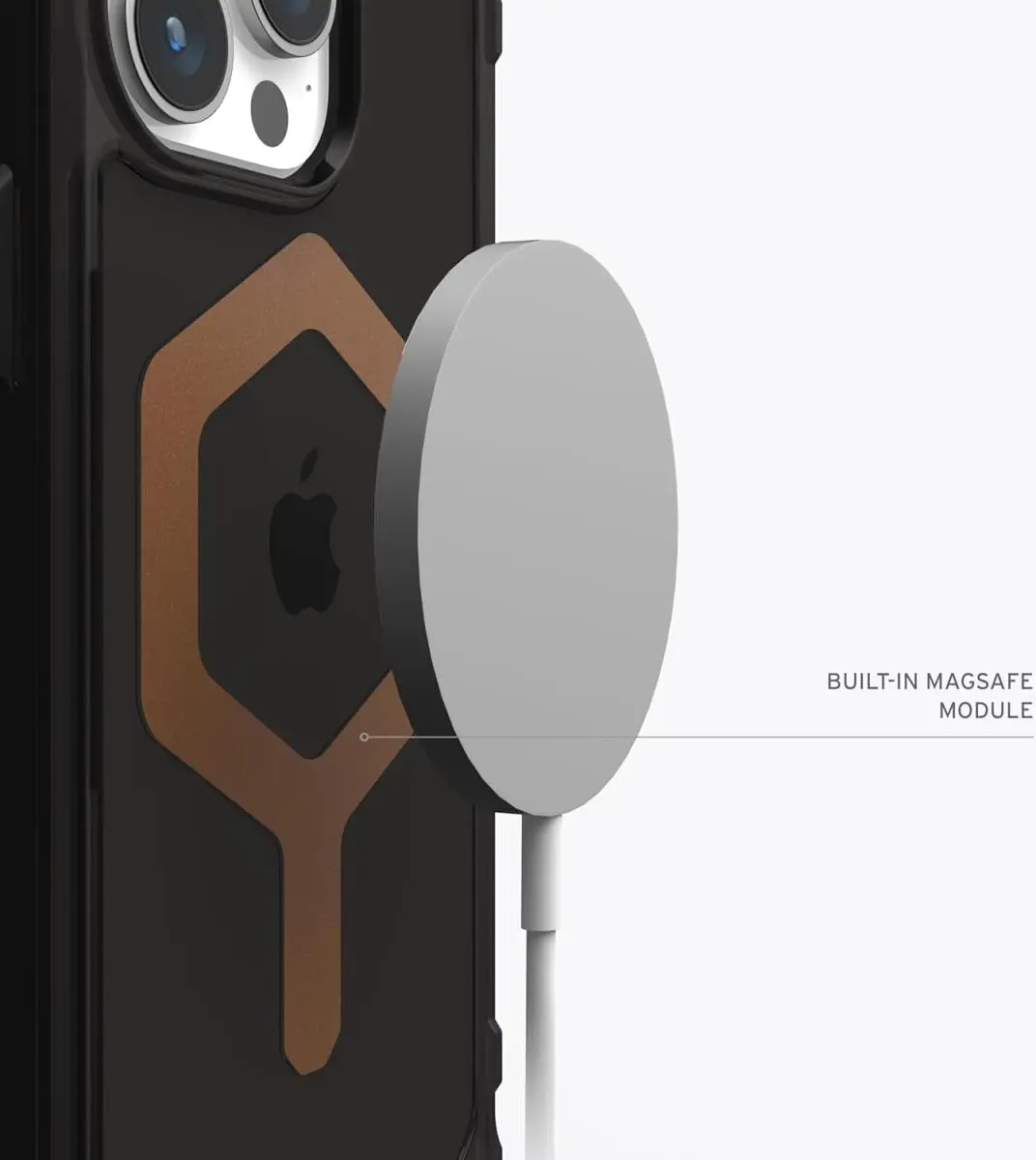 Urban Armor Gear Plyo Apple iPhone 15 Pro Max Hoesje met MagSafe Zwart afbeelding 8