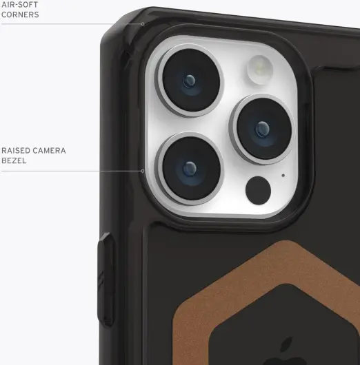 Urban Armor Gear Plyo Apple iPhone 15 Pro Max Hoesje met MagSafe Zwart afbeelding 7