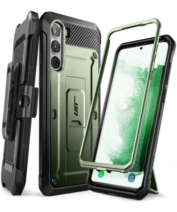 SUPCASE UB Pro Samsung Galaxy S23 Hoesje Full Protect Stand Groen Hoesjes