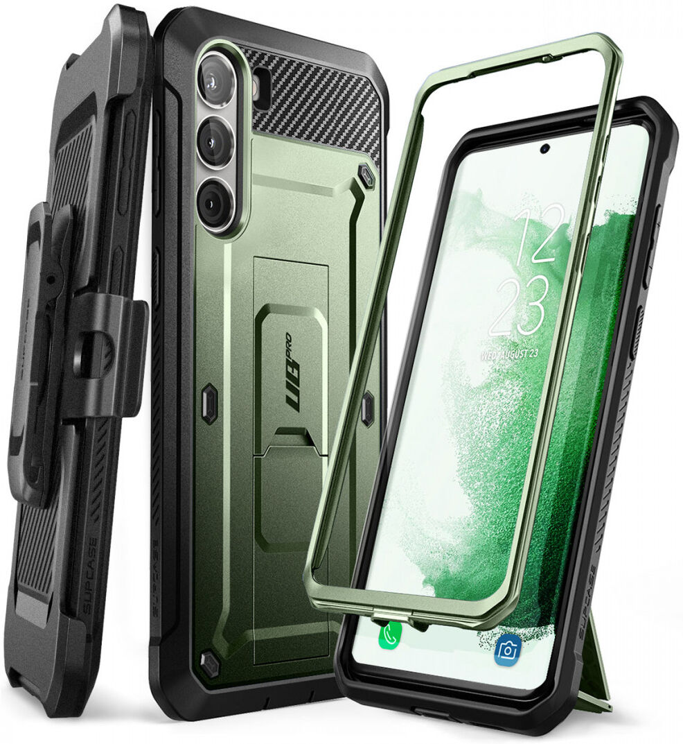 SUPCASE UB Pro Samsung Galaxy S23 Plus Hoesje Kickstand Groen afbeelding 1
