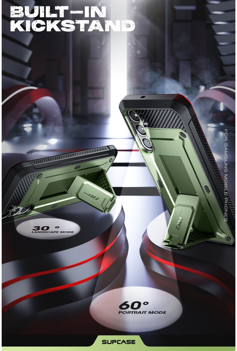 SUPCASE UB Pro Samsung Galaxy S23 Plus Hoesje Kickstand Groen afbeelding 3