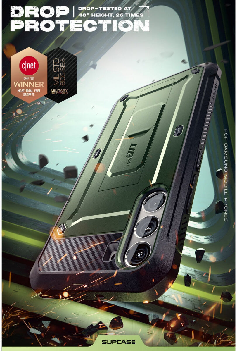 SUPCASE UB Pro Samsung Galaxy S23 Plus Hoesje Kickstand Groen afbeelding 8
