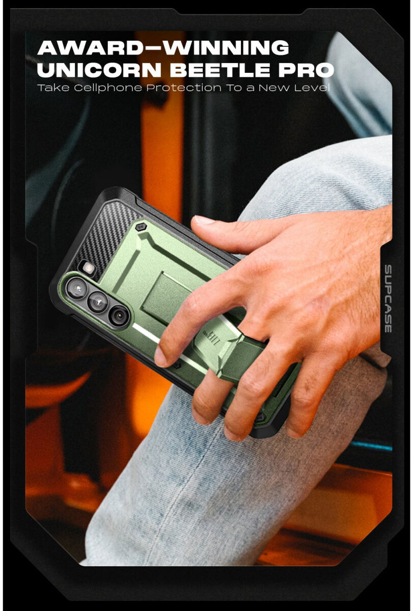 SUPCASE UB Pro Samsung Galaxy S23 Plus Hoesje Kickstand Groen afbeelding 9