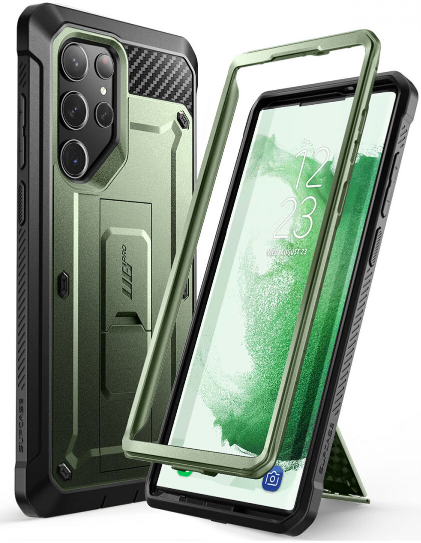 SUPCASE UB Pro Samsung S23 Ultra Hoesje Full Protect Kickstand Groen afbeelding 10