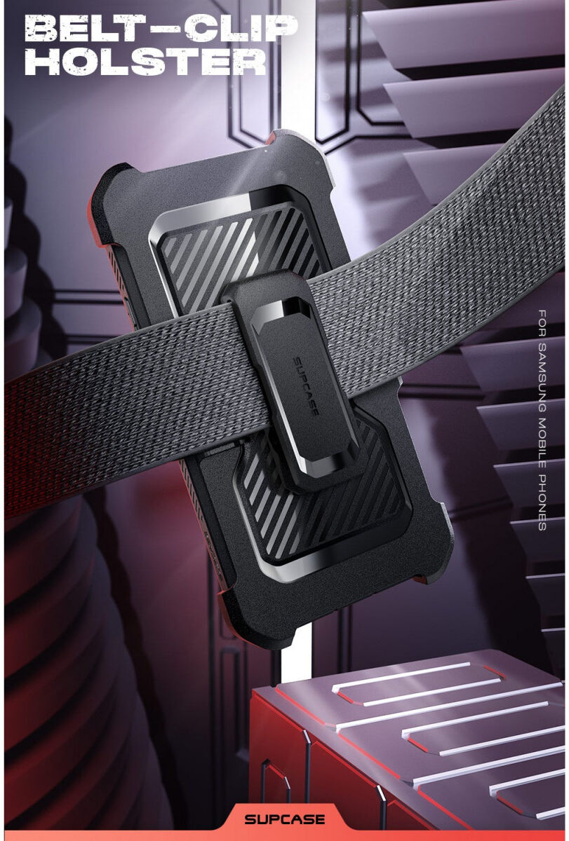 SUPCASE UB Pro Samsung S23 Ultra Hoesje Full Protect Kickstand Rood afbeelding 4