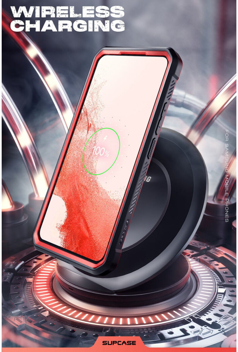 SUPCASE UB Pro Samsung S23 Ultra Hoesje Full Protect Kickstand Rood afbeelding 5