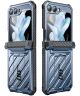 SUPCASE UB Pro Samsung Z Flip 5 Hoesje Full Protect Kickstand Blauw