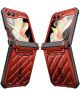 SUPCASE UB Pro Samsung Z Flip 5 Hoesje Full Protect Kickstand Rood