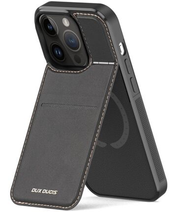 Dux Ducis Rafi iPhone 15 Pro Max Hoesje MagSafe Pasjes Houder RFID Hoesjes