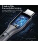 Duzzona 3.25A USB-C naar USB-C Kabel met Power Delivery 65W 3M Grijs