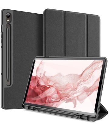 Dux Ducis Domo Samsung Galaxy Tab S9 Hoes Book Case Zwart Hoesjes