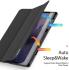 Dux Ducis Domo Samsung Tab S9+ / S9 FE+ Hoes Tri-Fold Book Case Zwart afbeelding 2