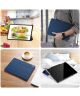 Dux Ducis Domo Samsung Tab S9+ / S9 FE+ Hoes Tri-Fold Book Case Blauw