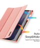 Dux Ducis Domo Samsung Tab S9+ / S9 FE+ Hoes Tri-Fold Book Case Roze