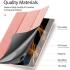 Dux Ducis Samsung Tab S8/S9 Ultra Hoes Tri-Fold Book Case Roze afbeelding 2