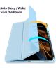 Dux Ducis Toby Samsung Galaxy Tab S9 Hoes Tri-Fold Book Case Blauw