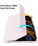 Dux Ducis Toby Samsung Galaxy Tab S9 Hoes Tri-Fold Book Case Roze