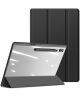 Dux Ducis Toby Samsung Tab S9 Ultra Hoes Tri-Fold Book Case Zwart