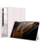 Dux Ducis Toby Samsung Tab S9 Ultra Hoes Tri-Fold Book Case Roze