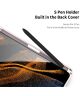 Dux Ducis Toby Samsung Tab S9 Ultra Hoes Tri-Fold Book Case Roze