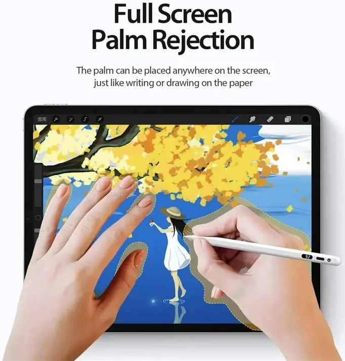 Dux Ducis Actieve Stylus Pen (SP-02) Voor Apple iPad Wit afbeelding 7