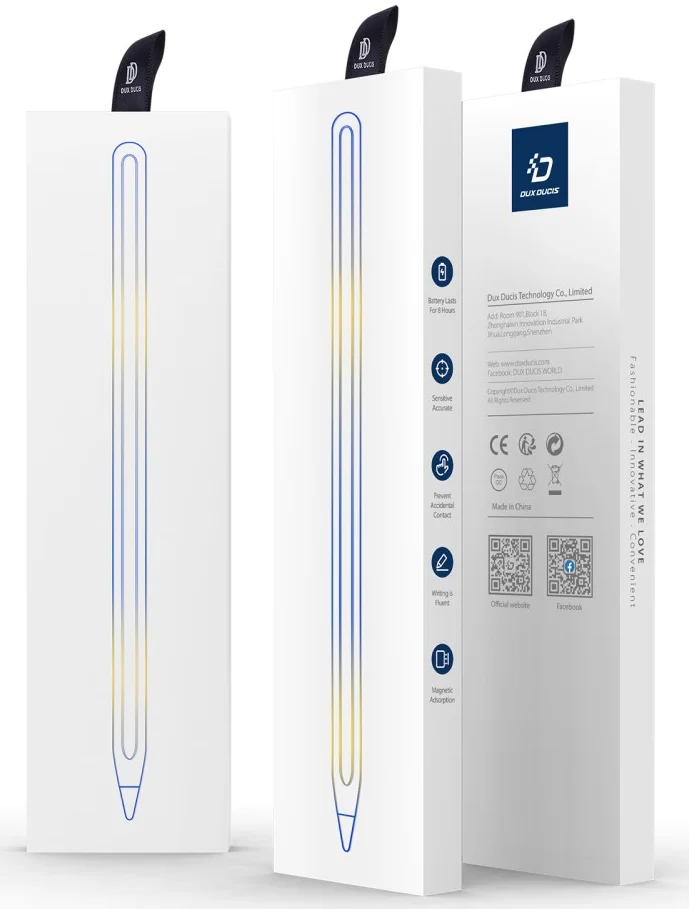 Dux Ducis Actieve Stylus Pen (SP-03) Voor Apple iPad Wit afbeelding 4