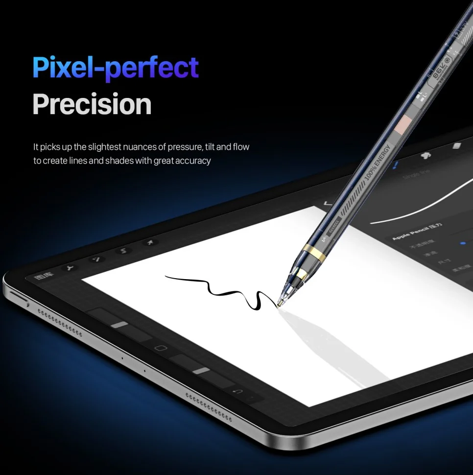 Dux Ducis Stylus Pen (SP-04) Voor Apple iPad Transparant afbeelding 11