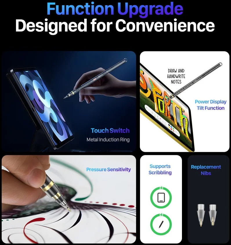 Dux Ducis Stylus Pen (SP-04) Voor Apple iPad Transparant afbeelding 8