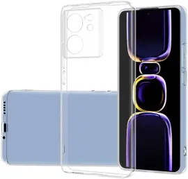 Xiaomi 13T / 13T Pro Hoesje Dun TPU Back Cover Transparant afbeelding