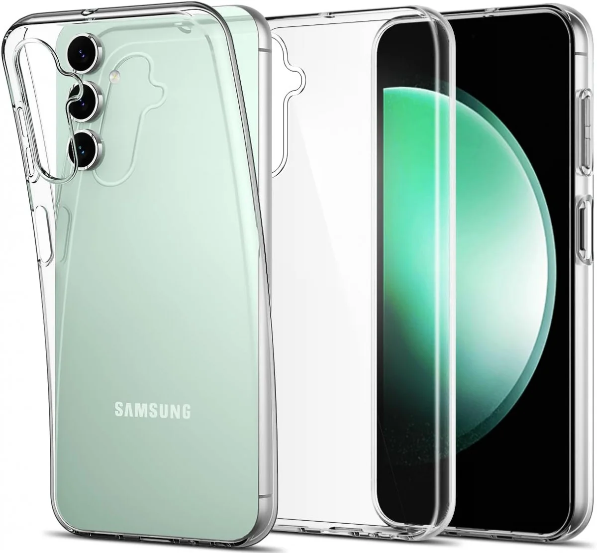 Samsung Galaxy S23 FE Hoesje Dun TPU Back Cover Transparant afbeelding 1