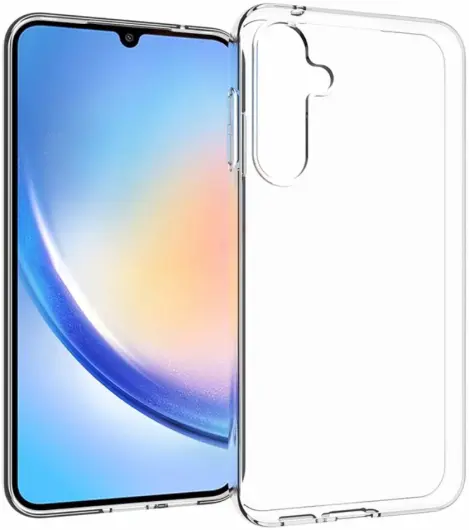 Samsung Galaxy S23 FE Hoesje Dun TPU Back Cover Transparant afbeelding 2