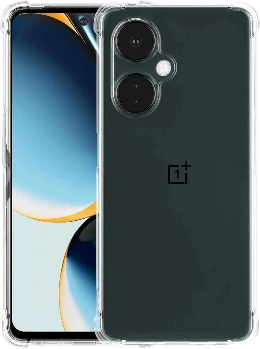 OnePlus Nord CE 3 Lite Hoesje Schokbestendig en Dun TPU Transparant afbeelding 1