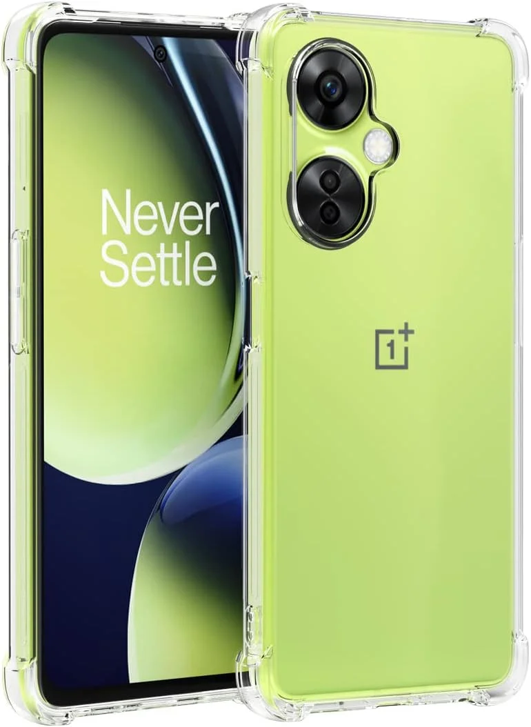 OnePlus Nord CE 3 Lite Hoesje Schokbestendig en Dun TPU Transparant afbeelding 2