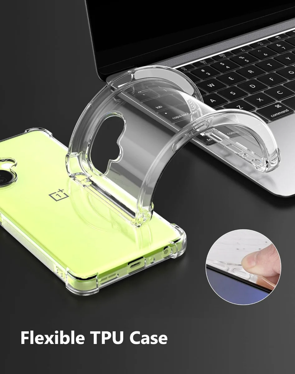 OnePlus Nord CE 3 Lite Hoesje Schokbestendig en Dun TPU Transparant afbeelding 5