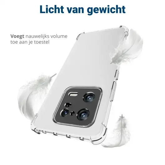 Xiaomi 13T / 13T Pro Hoesje Schokbestendig Dun TPU Transparant afbeelding 5