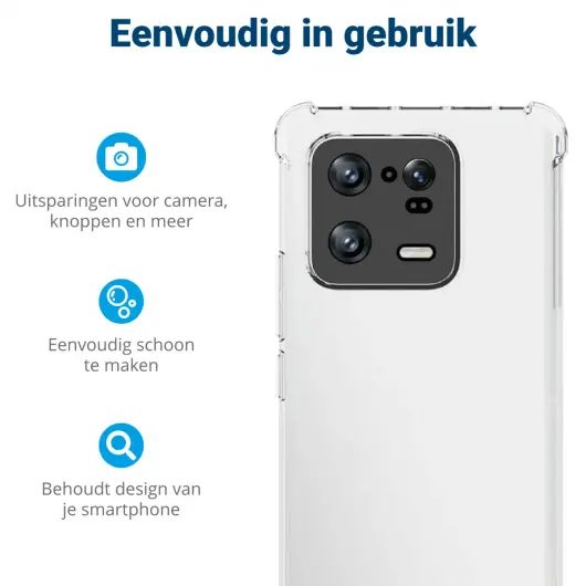 Xiaomi 13T / 13T Pro Hoesje Schokbestendig Dun TPU Transparant afbeelding 6
