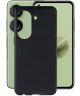 Asus Zenfone 10 Hoesje Dun TPU Matte Back Cover Zwart