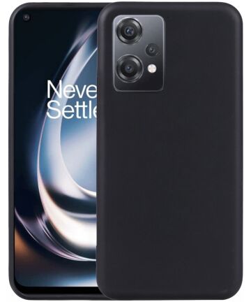 OnePlus Nord CE 3 Lite Hoesje Dun TPU Matte Back Cover Zwart Hoesjes