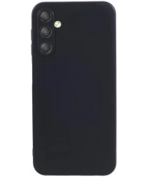 Samsung Galaxy A25 Hoesje Matte Back Cover Dun TPU Zwart