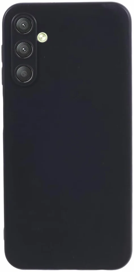 Samsung Galaxy A25 Hoesje Matte Back Cover Dun TPU Zwart afbeelding 1