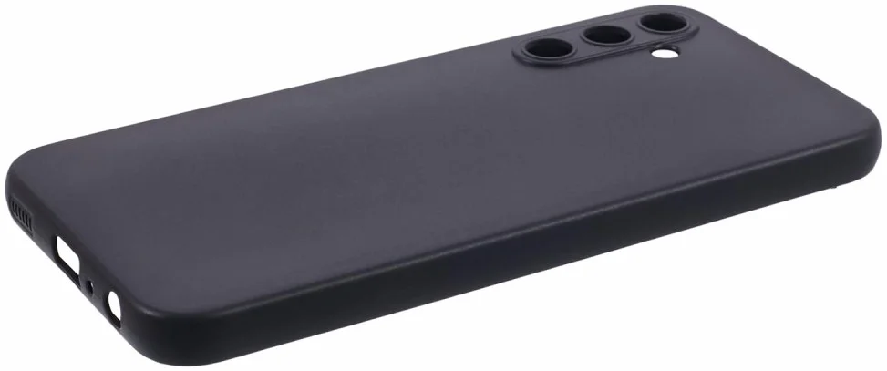 Samsung Galaxy A25 Hoesje Matte Back Cover Dun TPU Zwart afbeelding 5