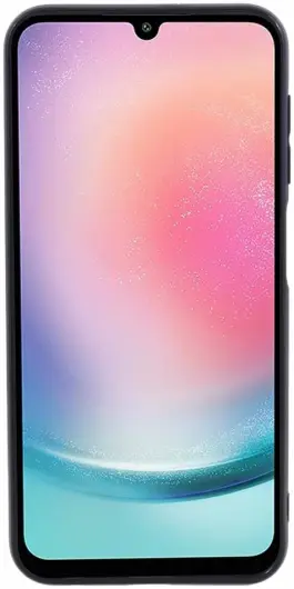 Samsung Galaxy A25 Hoesje Matte Back Cover Dun TPU Zwart afbeelding 3