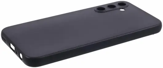 Samsung Galaxy A25 Hoesje Matte Back Cover Dun TPU Zwart afbeelding 5