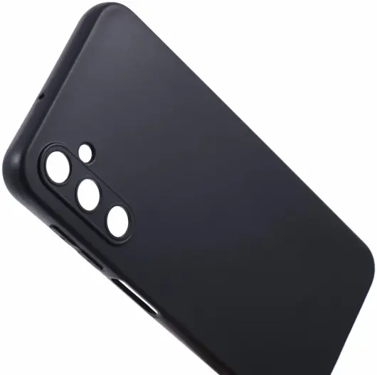Samsung Galaxy A25 Hoesje Matte Back Cover Dun TPU Zwart afbeelding 4