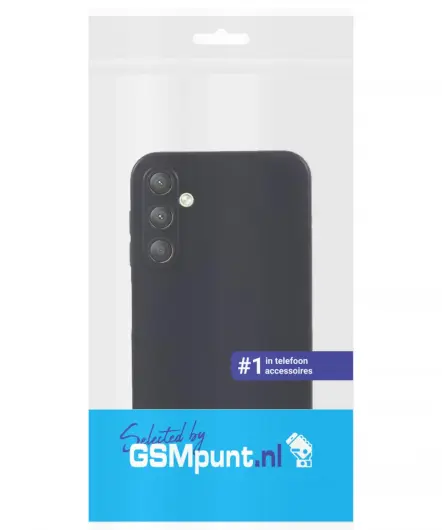 Samsung Galaxy A25 Hoesje Matte Back Cover Dun TPU Zwart afbeelding 7